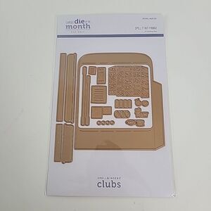 Spellbinders Large Die Of The Month Club May 2025 "Spell It Out Fridge"